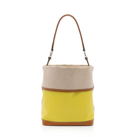 Hermes Canvas Col Roule Shoulder Bag - Picture 3 of 9